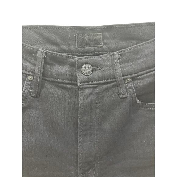 MOTHER Insider Crop Step Fray Jean in Guilty Racer Stripe Sz 27 - Picture 4 of 10